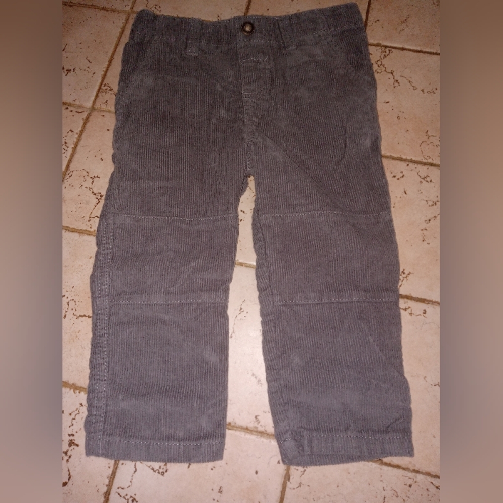 Wonder kids, 2T, 100% cotton, Like New, Gray corduroy pants, boys.